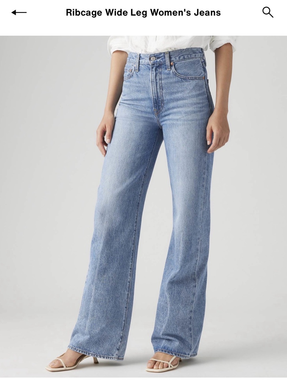Levi’s ribcage 26x32 NWT